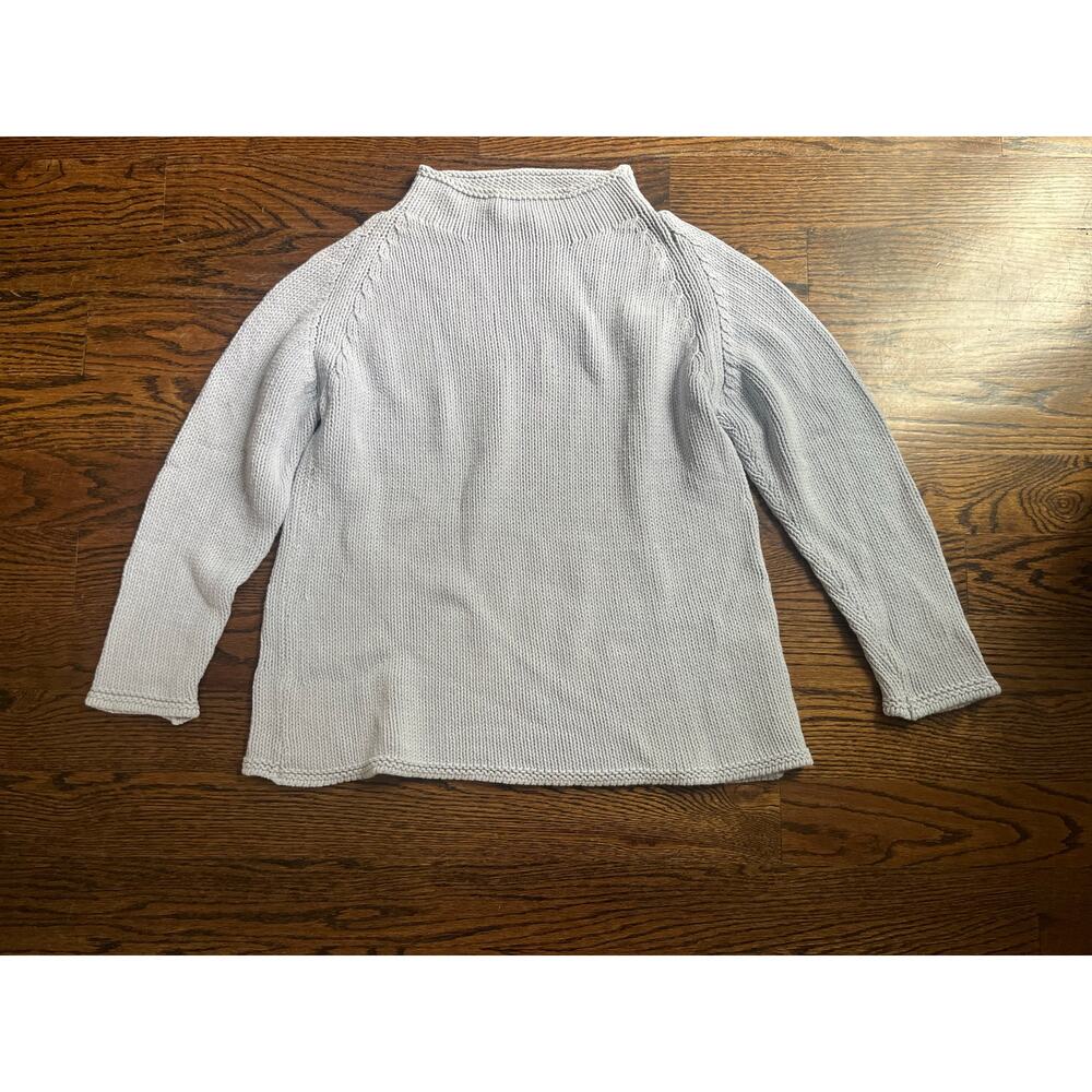 Rag & bone women’s mock neck sweater Sz. XS cotton ice blue